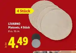 Lidl Livarno platzsets Angebot