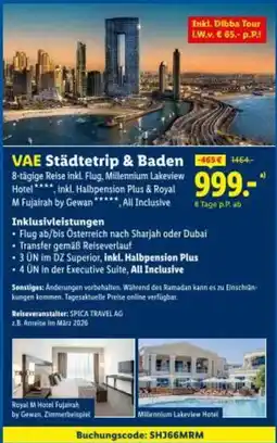 Lidl Vae städtetrip & baden Angebot