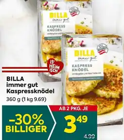 Billa BILLA immer gut Kaspressknödel Angebot