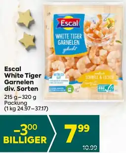 Billa Escal White Tiger Garnelen Angebot