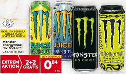 Billa Monster Energydrink Angebot