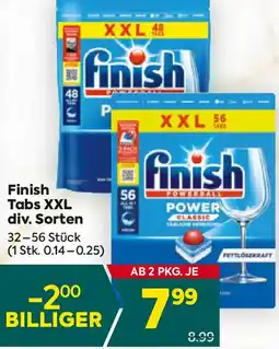 Billa Finish Tabs XXL Angebot