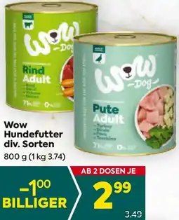 Billa Wow Hundefutter Angebot