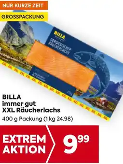 Billa BILLA immer gut XXL Räucherlachs Angebot