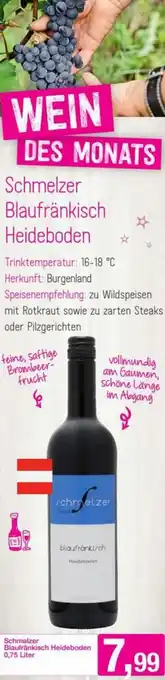 Sutterlüty Schmelzer Blaufränkisch Heideboden 0,75Liter Angebot