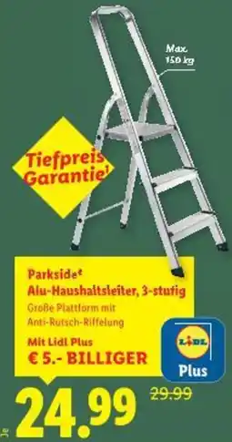 Lidl Parksidet Alu-Haushaltsleiter Angebot