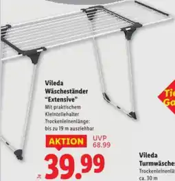 Lidl Vileda Wäscheständer Extensive Angebot