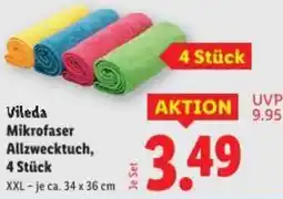 Lidl Vileda Mikrofaser Allzwecktuch Angebot