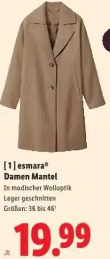 Lidl esmara Damen Mantel Angebot