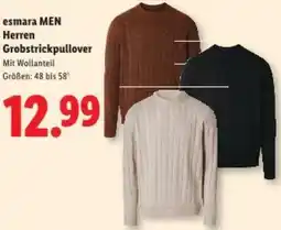Lidl esmara MEN Herren Grobstrickpullover Angebot
