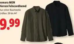 Lidl esmara MEN Herren Feincordhemd Angebot