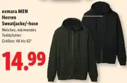 Lidl esmara MEN Herren Sweatjacke/-hose Angebot