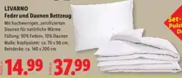Lidl LIVARNO Feder und Daunen Bettzeug Angebot