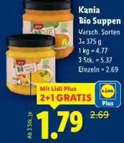Lidl Kania Bio Suppen Angebot