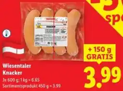 Lidl Wiesentaler Knacker Angebot