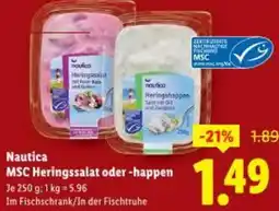 Lidl Nautica MSC Heringssalat oder -happen Angebot