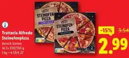 Lidl Trattoria Alfredo Steinofenpizza Angebot