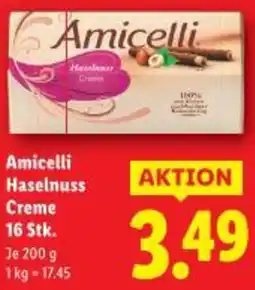 Lidl Amicelli Haselnuss Creme Angebot
