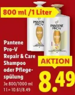Lidl Pantene Pro-V Repair & Care Shampoo oder Pflege- spülung Angebot