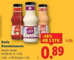 Lidl Kania Gourmetsaucen Angebot