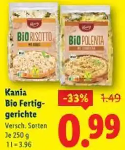 Lidl Kania Bio Fertig- gerichte Angebot