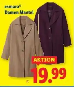 Lidl esmaraⓇ Damen Mantel Angebot