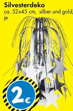 TEDi Silvesterdeko Angebot