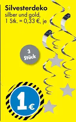 TEDi Silvesterdeko Angebot