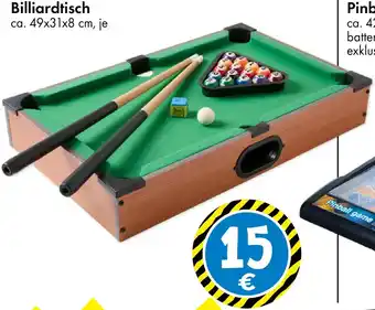 TEDi Billiardtisch Angebot
