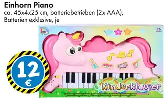 TEDi Einhorn Piano Angebot