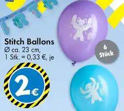 TEDi Stitch Ballons Angebot