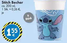 TEDi Stitch Becher Angebot