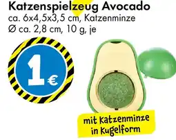 TEDi Katzenspielzeug Avocado Angebot