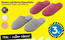 TEDi Damen und Herren Hausschuhe Angebot