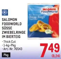 Metro Salomon foodworld süsse zwiebelringe im bierteig Angebot