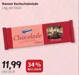 Der Grissemann Manner Kochschokolade Angebot