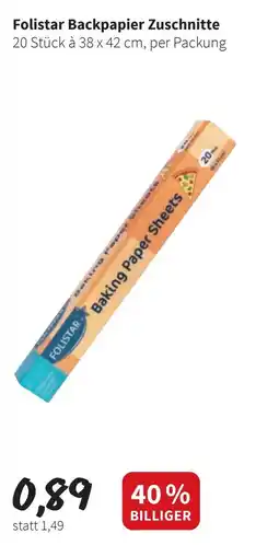Der Grissemann Folistar Backpapier Zuschnitte Angebot