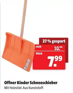 Der Grissemann Offner Kinder Schneeschieber Angebot