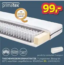Möbelix Taschenfederkernmatratze Angebot