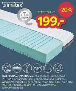Möbelix Kaltschaummatratze Angebot