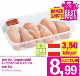 Sutterlüty Ich Bin Österreich Hühnerfilet 6 Stück Per Kg Angebot