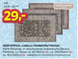 Möbelix Webteppich cirilla/yennefer/tissaia Angebot