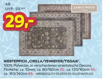 Möbelix Webteppich cirilla/yennefer/tissaia Angebot
