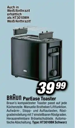 Red Zac Braun purease toaster Angebot