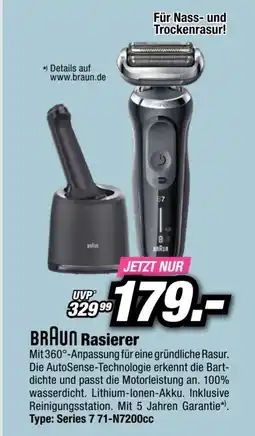Red Zac Braun rasierer Angebot