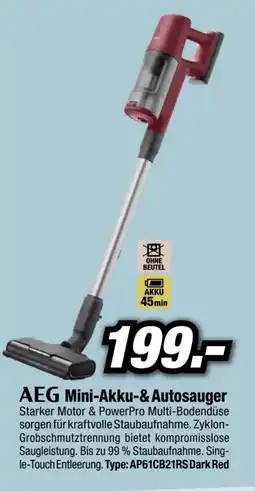 Red Zac AEG Mini-Akku-& Autosauger Angebot