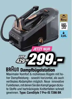 Red Zac Braun dampfbügelstation Angebot