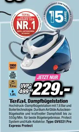 Red Zac Tefal Dampfbügelstation Angebot