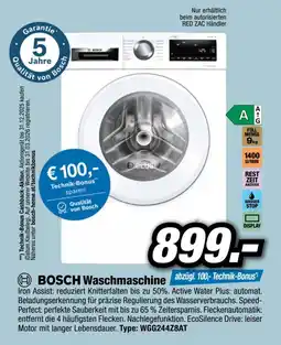 Red Zac Bosch waschmaschine Angebot