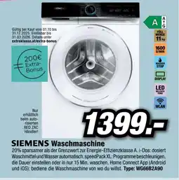 Red Zac Siemens waschmaschine Angebot